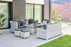 Primaster Dining Lounge Möbelset Caldera 3 In 1 Inkl. Auflagen Und Zierkissen -Stil Beet Verkaufsgeschäft 424b7c1a4399da20abe31b9ff5dca9c0