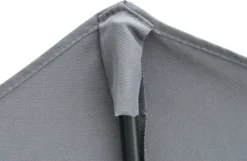 HOMCOM Outsunny 2 X 2 M Sonnenschirm Halbrundschirm Wasserdicht Für Garten Dunkelgrau -Stil Beet Verkaufsgeschäft 42b2da8332d40ad4237872f338745158