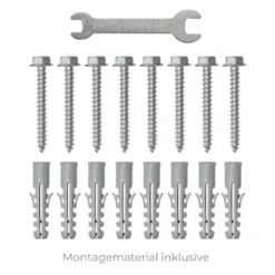 Seitenmarkise 200 X 300 Cm Ausziehbar Und Blickdicht | Moderner Sichtschutz - Windschutz - Sonnenschutz - Seitenrollo Für Terrasse, Balkon Und Garten, Dunkelgrau -Stil Beet Verkaufsgeschäft 442b150675742ee3a7c8c8f76d64f44d