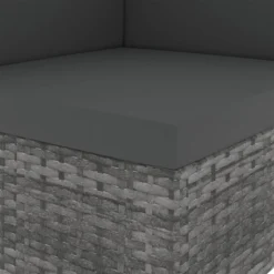 VidaXL Modulares 2-Sitzer-Sofa Poly Rattan Grau 10 VidaXL Modulares 2-Sitzer-Sofa Poly Rattan Grau -Stil Beet Verkaufsgeschäft 442ca69daf9b1941ea0b7271e558bd21