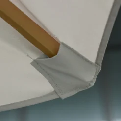 Outsunny Holz Sonnenschirm Holzschirm Gartenschirm Balkonschirm 3m Grau -Stil Beet Verkaufsgeschäft 44d191d42ab19f075cf0bc946884f542