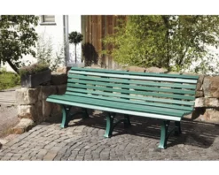 BLOME Sitzbank Borkum – Gartenbank Für Garten, Balkon, Terrasse, Parkbank In Moosgrün, 4-Sitzer, Germany -Stil Beet Verkaufsgeschäft 45880ac63ddfb2384b42dcc1e7c1feaa