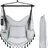 NOKIA Hängesessel Hängeschaukel Hängekorb Inkl 2 Kissenbezüge Und Tasche Für Getränke