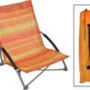 HI Strandstuhl Klappbar Orange 65 × 55 × 25/65 Cm