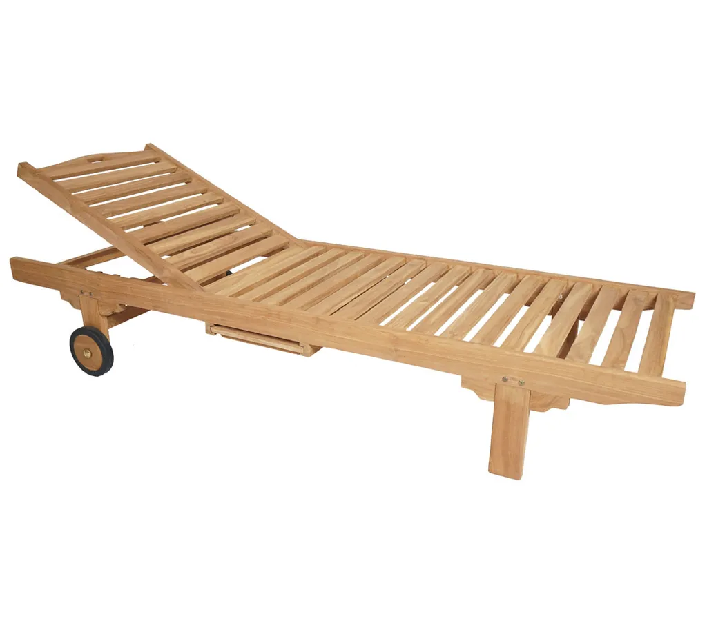 KMH® Teak Sonnenliege *Classic* 1 KMH® Teak Sonnenliege *Classic*