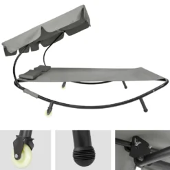 Tectake Gartenliege Für 2 Personen - Grau -Stil Beet Verkaufsgeschäft 493d3bcb1fdef41158c5fd857947d3ca