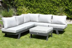 Alu Lounge Set 3tlg. Sitzgruppe Sitzgarnitur Gartengarnitur Möbel Garten Sofa -Stil Beet Verkaufsgeschäft 4a42080d62ed70bfe95e88d3b22348ba