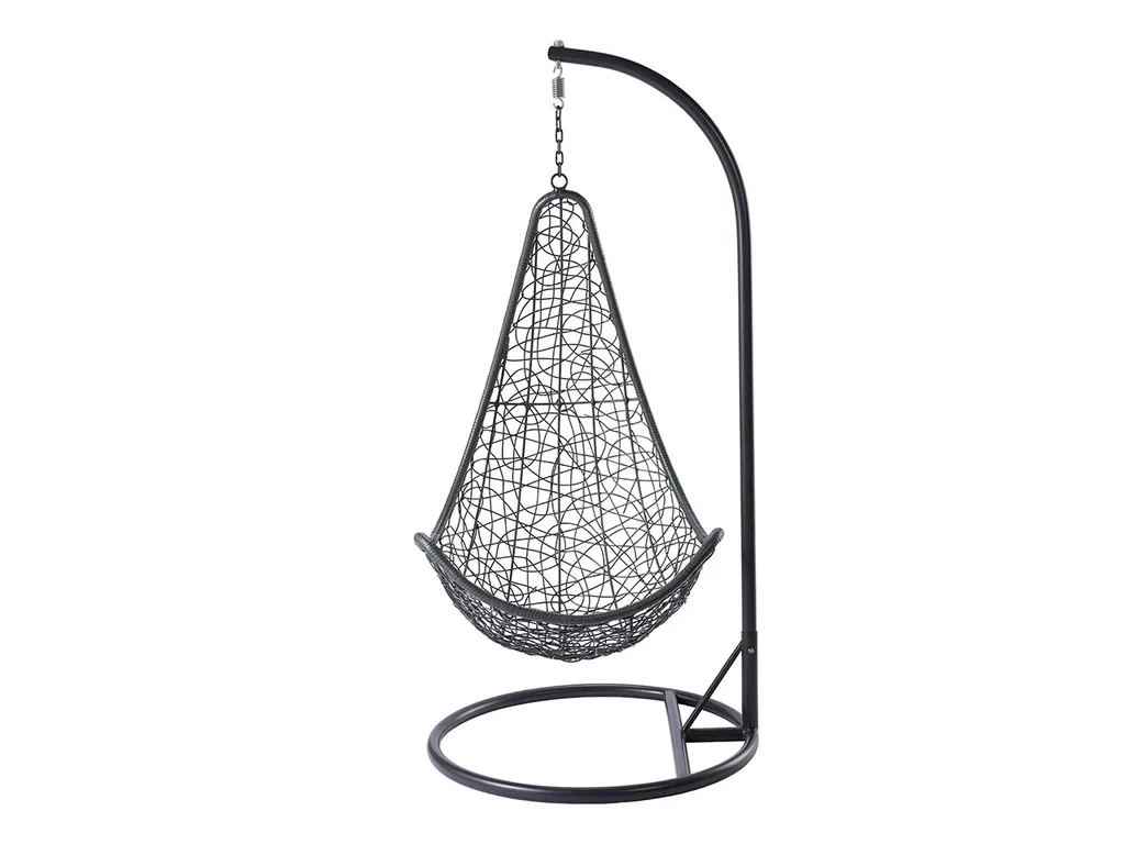 Mirjan24 Hängesessel Boho, Stilvoll Hängestuhl, Gartensessel Mit Stahlskelett, Hängekorb, Kokon (Farbe: Grau, Kissen: Grau) 6 Mirjan24 Hängesessel Boho, Stilvoll Hängestuhl, Gartensessel Mit Stahlskelett, Hängekorb, Kokon (Farbe: Grau, Kissen: Grau) - Image 6