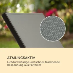 Blumfeldt Sonnenliege Klappbar, Polyester-Sonnenliegen Mit Aluminium Rahmen, Sonnenliege Mit Rollen, Schnelltrocknende Gartenliege Wetterfest, Liegestuhl Verstell- & Klappbar, Klappbare Gartenliege -Stil Beet Verkaufsgeschäft 4ad0b1f5e395bd94a6e93981451efac4