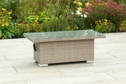 Merxx Tisch "Bellante" - Stahlgestell Mit Kunststoffgeflecht Mudbraun -Stil Beet Verkaufsgeschäft 4af74f595d60f3577457997e41f69f04