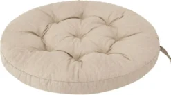 Sitzkissen Garten Kissen Auflage Für Hängesessel Hängekorb Schaukel Ø 65cm STORK Beige