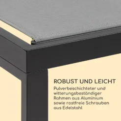 Blumfeldt Sonnenliege Klappbar, Polyester-Sonnenliegen Mit Aluminium Rahmen, Sonnenliege Mit Rollen, Schnelltrocknende Gartenliege Wetterfest, Liegestuhl Verstell- & Klappbar, Klappbare Gartenliege -Stil Beet Verkaufsgeschäft 4d37876a78996544f80efbd1e660dc94