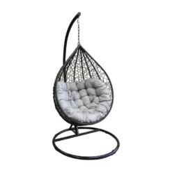 Korb Hängesessel Mit Gestell + Kissen Hängestuhl Lounge Hängekorb Schaukel Sessel -Stil Beet Verkaufsgeschäft 4de21b98c3cadb657d4e5223329c5f62