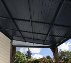 Sojag Aluminium Terrassenüberdachung Portland 10x16 Grau 288x488x240 Cm -Stil Beet Verkaufsgeschäft 4e382bf083ecac028d0314b403065751