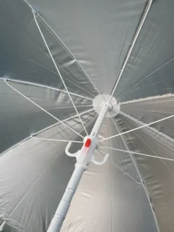 Sonnenschirm Ø 138 Cm Strandschirm Schirm Mit 3 Haken Strand Urlaub UV Schutz GRÜN -Stil Beet Verkaufsgeschäft 4f18540141e0196d9cf8ee56d187e674