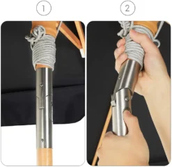 SONGMICS 200 × 125 Cm Holz-Sonnenschirm, Marktschirm, UV-Schutz UPF 50+, Gartenschirm, Terrassenschirm, Sonnenschutz, Ohne Ständer Grau GPU26GY -Stil Beet Verkaufsgeschäft 50dfc13ca5f4114a45558e03280a27b4