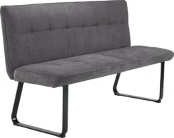 HOMEXPERTS Bank TILDA B 160, H 92, T 59 Cm Grau -Stil Beet Verkaufsgeschäft 525359f84018b09a393c80464694e600