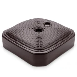 Sonnenschirmständer Rattanoptik - Eckig - Braun - 390 X 390 X 130 Mm 8 Sonnenschirmständer Rattanoptik - Eckig - Braun - 390 X 390 X 130 Mm -Stil Beet Verkaufsgeschäft 530518f9481a0b509bff4fc7a3a682a1
