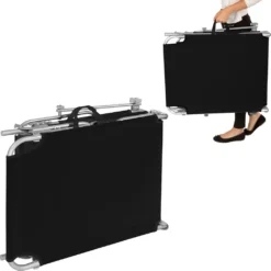 Tectake Gartenliege 4-stufig - Schwarz -Stil Beet Verkaufsgeschäft 53a6b93b37f175f6636683f4e40cb6c2