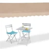 Relaxdays Klemmmarkise Beige