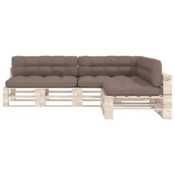 VidaXL Palettensofa-Auflagen 7 Stk. Taupe -Stil Beet Verkaufsgeschäft 53ced3f3a05d4ec2d40f5adca11b9388