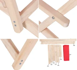 Mucola Strandliege Holz Liegestuhl Gartenliege Sonnenliege Strandstuhl Faltliege Freizeitliege Terassenliege Balkonliege Campingliege -Stil Beet Verkaufsgeschäft 5502439dd67dafd44db4e66413fccc7c