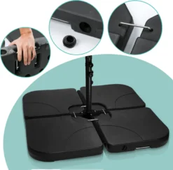 Wolketon Sonnenschirmstaender Sonnenschirm Schirmstaender Gartenschirm Befuellbar 100kg -Stil Beet Verkaufsgeschäft 55a7244187e652b4ffeaee88e752a6e9