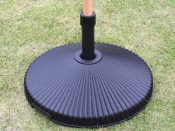 Sonnenschirmständer Rund - B. 56 Cm - Schwarz - SIPORA -Stil Beet Verkaufsgeschäft 56a069ef221b64d960566f76e1e18950