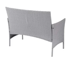 Poly-Rattan Garten-Garnitur HWC-D82, Sitzgruppe Lounge-Set Grau Mit Kissen Anthrazit -Stil Beet Verkaufsgeschäft 583ca8c20ae5e68f257c99cb3030a156
