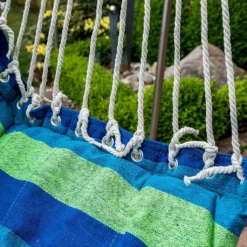 Druline Hängestuhl Hängematte Hängesessel Hängesitz Aufhängung Bunt 120kg GrünBlau -Stil Beet Verkaufsgeschäft 5993bfe619e8a8aad9fac4737884866b