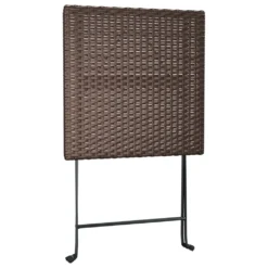 VidaXL Bistrotisch Klappbar Braun 55x54x71 Cm Poly Rattan 13 VidaXL Bistrotisch Klappbar Braun 55x54x71 Cm Poly Rattan -Stil Beet Verkaufsgeschäft 5a3455bde982175c42d908187ea2ba12