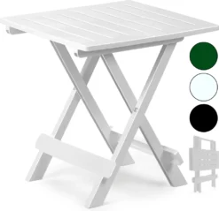 Klapptisch Beistelltisch Klappbar 50x45x43 Cm Balkontisch Campingtisch Gartentisch Kunststoff, Farbe:2x Schwarz -Stil Beet Verkaufsgeschäft 5a6afb5d9c93194c8e8010ff20520cf6