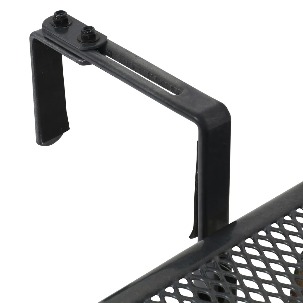 Greemotion Balkon Gartentisch Balkonhängetisch XL Toulouse Eisengrau Stahl 3 Greemotion Balkon Gartentisch Balkonhängetisch XL Toulouse Eisengrau Stahl - Image 3