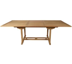 KMH® Teak Tisch 170-230*100 Cm RECHTECKIG