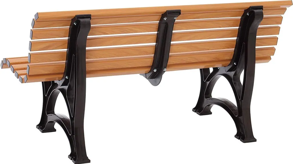 BLOME Sitzbank Helgoland - 3-Sitzer Gartenbank Für Garten, Balkon, Terrasse, Parkbank In Holzoptik, Germany 3 BLOME Sitzbank Helgoland - 3-Sitzer Gartenbank Für Garten, Balkon, Terrasse, Parkbank In Holzoptik, Germany - Image 3