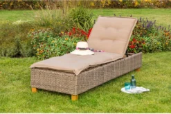 Merxx Gartenliege Toskana Verstellbar Aluminium, Kunststoffgeflecht, Akazie Natur 200 Cm X 80 Cm X 34 Cm 16 Merxx Gartenliege Toskana Verstellbar Aluminium, Kunststoffgeflecht, Akazie Natur 200 Cm X 80 Cm X 34 Cm -Stil Beet Verkaufsgeschäft 5c84393cabdc175581bc5fe83c00eff1