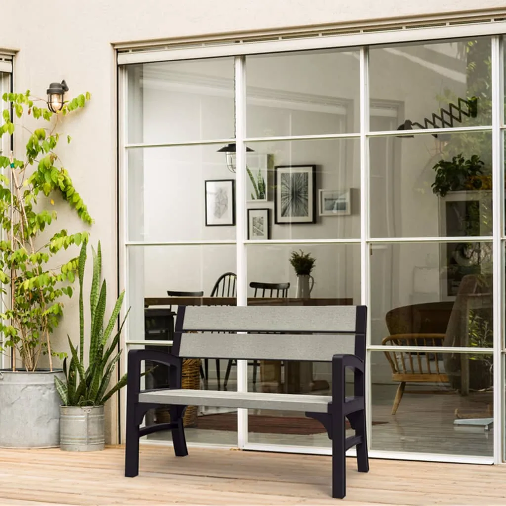 Keter Gartenbank Montero 2-Sitzer Grau 233309 7 Keter Gartenbank Montero 2-Sitzer Grau 233309 - Image 7