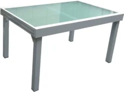 Garden Pleasure Ausziehtisch 135/270x90 Garten Terrasse Alu Glas Tisch Esstisch -Stil Beet Verkaufsgeschäft 5d113aadbcfbe30400f440db638e75ea