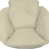 Hängesessel Kissen, Polster Bodenkissen Für Schwenksessel, Auflage Für Baumwoll Hängeschaukel, Hängekorb, Hängestuhl, Rückenkissen In Der Farbe Beige [114]