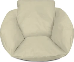 Hängesessel Kissen, Polster Bodenkissen Für Schwenksessel, Auflage Für Baumwoll Hängeschaukel, Hängekorb, Hängestuhl, Rückenkissen In Der Farbe Beige [114]