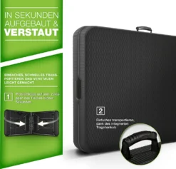 Tillvex Gartentisch Klappbar Rattan Optik 180x75cm | Buffettisch Mit Tragegriff | Klapptisch Für Garten Terrasse Und Balkon | Campingtisch 6 Personen -Stil Beet Verkaufsgeschäft 5f21af6b6389f4b9f18aff9896f63b69