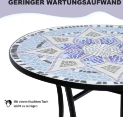 Outsunny Gartentisch Mosaiktisch Balkontisch Beistelltisch Seviertisch Rund Stahl + Keramik Blau + Weiß Ø60 X H71 Cm 12 Outsunny Gartentisch Mosaiktisch Balkontisch Beistelltisch Seviertisch Rund Stahl + Keramik Blau + Weiß Ø60 X H71 Cm -Stil Beet Verkaufsgeschäft 60b47f95089142aedf55af487f3275fa