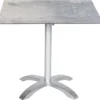 Acamp Gartentisch Acaplan Hpl Grau Platin | Cemento Grigio 80 X 80 Cm