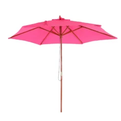 Ersatz-Bezug Für Sonnenschirm Florida, Sonnenschirmbezug Ersatzbezug, Ø 3m Polyester 6 Streben Pink -Stil Beet Verkaufsgeschäft 6271d2427f76c2f6921c09e7cd1ef04e