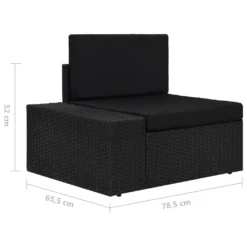 VidaXL Modulares 3-Sitzer-Sofa Poly Rattan Schwarz 17 VidaXL Modulares 3-Sitzer-Sofa Poly Rattan Schwarz -Stil Beet Verkaufsgeschäft 62970d53f8fbc56dc3be07bb5c923da6