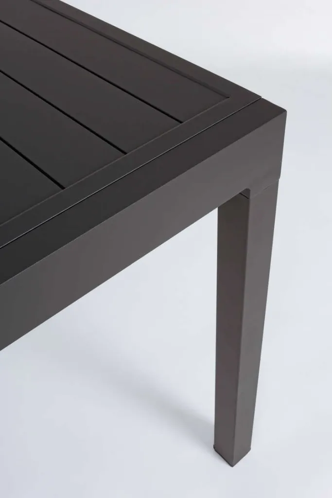 Gartentisch - Anthrazit - Aluminiumrahmen - 83 X 80 Cm - Ausziehbar 14 Gartentisch - Anthrazit - Aluminiumrahmen - 83 X 80 Cm - Ausziehbar - Image 14