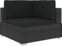 VidaXL Ecksofas 2 Stk. Mit Auflagen Poly Rattan Schwarz 8 VidaXL Ecksofas 2 Stk. Mit Auflagen Poly Rattan Schwarz -Stil Beet Verkaufsgeschäft 641b686c4f548cce1f4acb5f6bfd248c