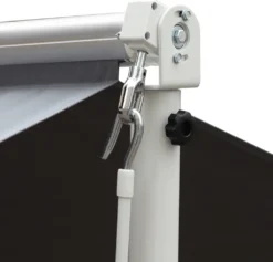 Outsunny Standmarkise Gartenmarkise Markise Mit Faltarm Kurbel Terrasse Grau 4,5x3,42m -Stil Beet Verkaufsgeschäft 6498ed873b8140f701eb130d258bb738