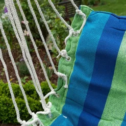 Druline Hängestuhl Hängematte Hängesessel Hängesitz Aufhängung Bunt 120kg GrünBlau -Stil Beet Verkaufsgeschäft 64d428f40736de219f880fb4e2de7721