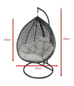 Korb Hängesessel Mit Gestell Kissen Hängestuhl Lounge Hängekorb Schaukel Sessel -Stil Beet Verkaufsgeschäft 6507dfe98a5b48b9410e47469d973ed4